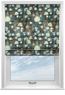 Burdock, Petrol - Roman Blind
